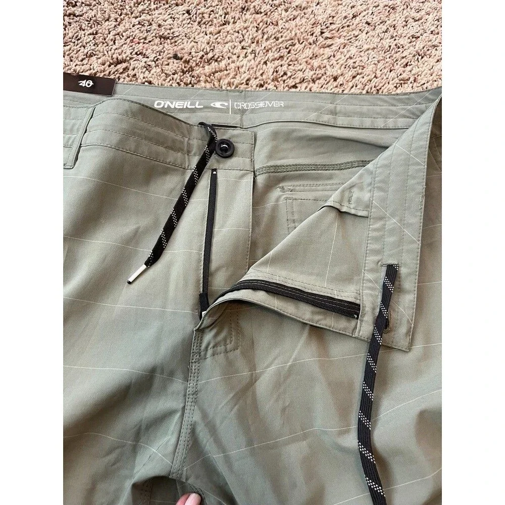 NWT O'Neill Men’s Hybrid Shorts - Size 40 - Sage Green - 11” Inseam - Quick Dry - Picture 3 of 9